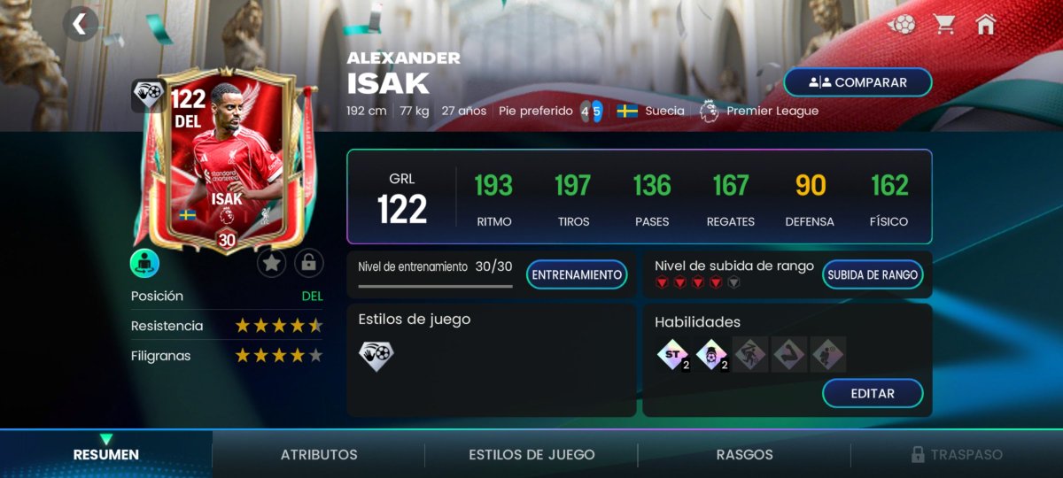 de_la50548's tweet photo. @EASFCMOBILE Ea porque se hizo intransferible un jugador que compre por monedas 😭🥀 https://t.co/cNzi7TdmGn