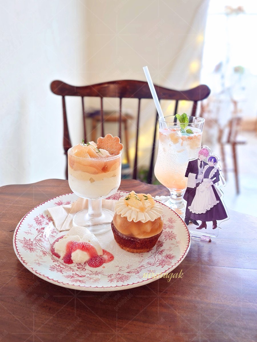 nirarugak's tweet photo. 夏に2人と一緒に堪能した
桃スイーツ🍑🤍
癒され＆英気を養い、
今年も夏を乗り切りました🌱

#好きなら脱がせて。
@ricosakura000 先生♡ https://t.co/QFoPBNwLes