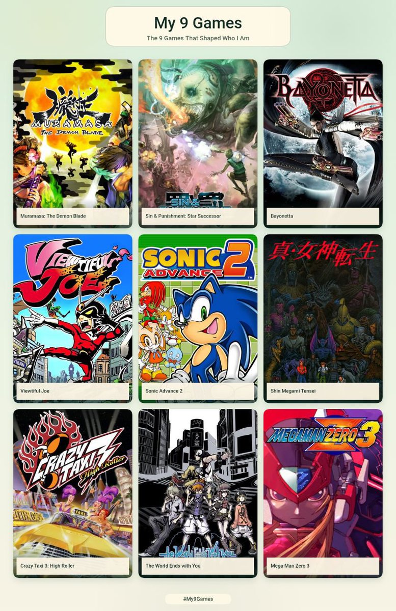 OzoneDiary's tweet photo. He hecho lo de los 9x9 (uno es anime y otro películas de anime) https://t.co/TrJhGS63vW