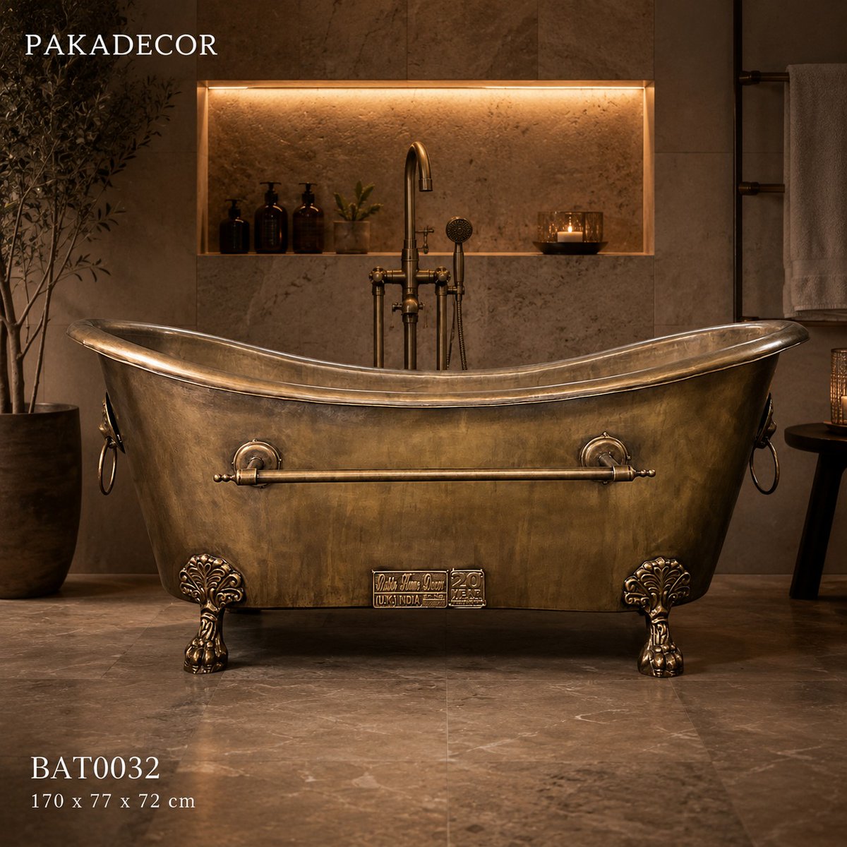 BrigidaGrucl0r's tweet photo. BAT0032 Brushed Brass Bathtub

A brushed brass bathtub with an elegant golden finish, smooth rounded form, and refined handcrafted character. Its satin-like surface adds warmth and luxury to modern bathrooms, spas, villas, resorts, boutique hotels, https://t.co/qgLJAqPdCm