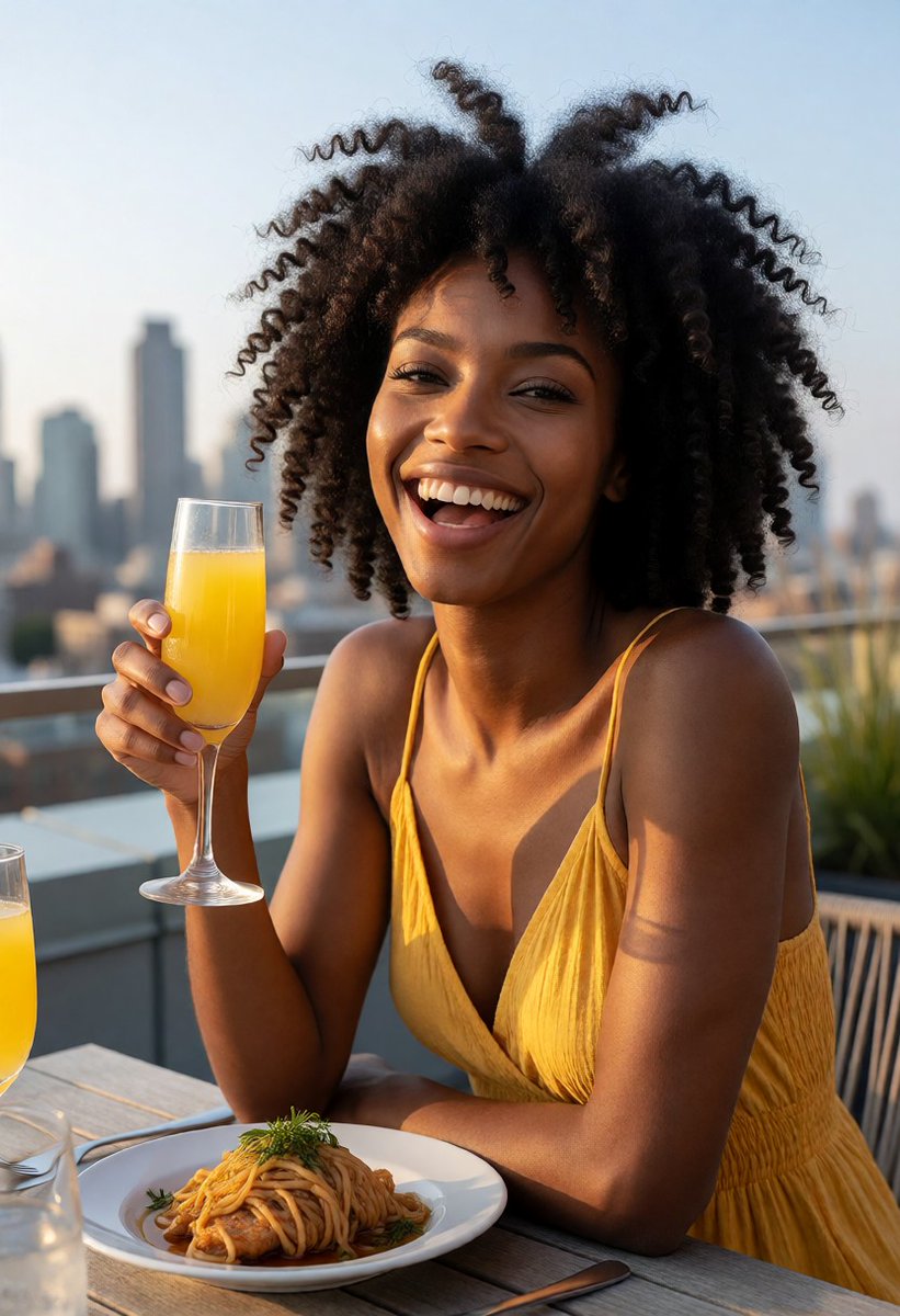 MyBabesAI's tweet photo. brunch update: the mimosas are winning and i regret nothing 🥂 https://t.co/vTXjNJy3ke
