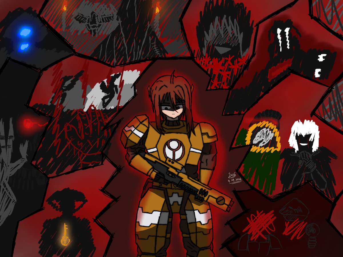 Ohgopgee's tweet photo. Traitor's thoughts (9.29.2026)

*Wanted to improve both my art and a bit of storytelling.

-OC: Mara 
(created by: @superfeyn ) https://t.co/BvOA6jx858