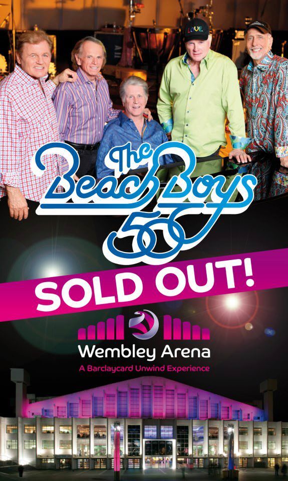 beachboyslegacy's tweet photo. Today in 2012, The Beach Boys performed live at the Wembley Arena @ssearena in London. This is the last show of all surviving members of the band https://t.co/RBhPF8YwVw