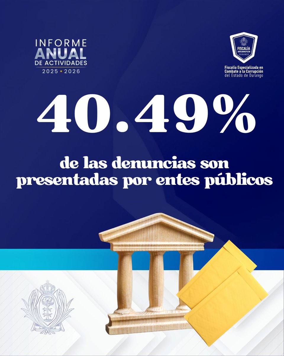 FECCED's tweet photo. 818 denuncias recibidas
📢 Cada denuncia aporta información para actuar frente a posibles hechos de corrupción. 
59.51% de las denuncias fueron presentadas por la ciudadanía
🙋 La participación ciudadana es fundamental para detectar y denunciar posibles actos de corrupción. https://t.co/RnJoaZEnzT