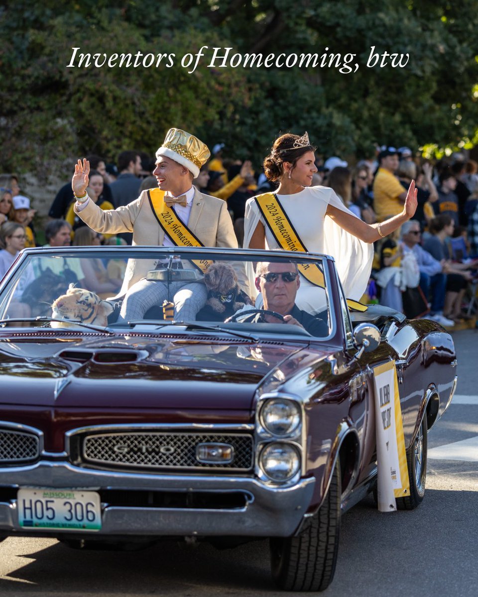 Mizzou's tweet photo. Where it all began 💛

Experience what makes #Mizzou Homecoming so special. We'll see you back home this week. https://t.co/1CoCniMWds