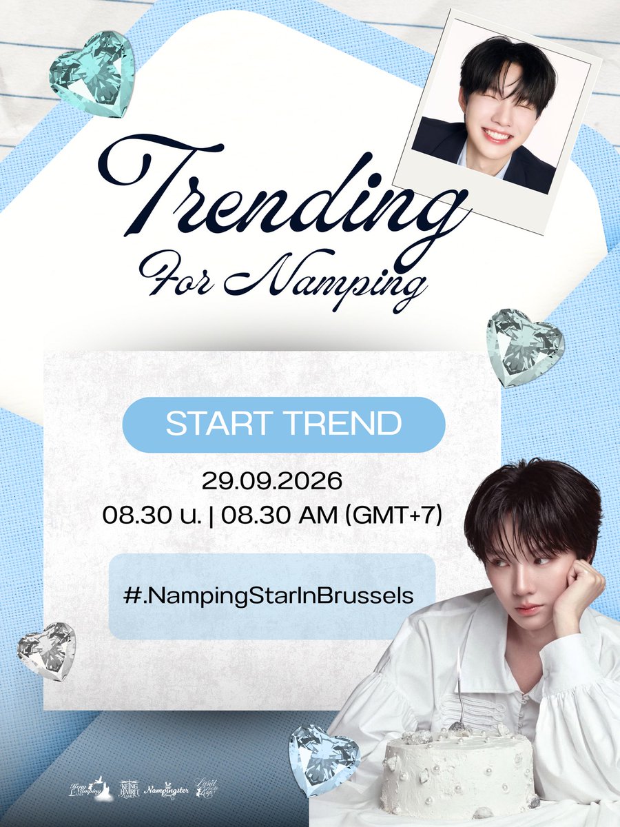 KengNampingLand's tweet photo. Namping The Superstar You Are!! ⭐️ประกาศร่วมส่งกำลังใจพากระต่ายไทยไปเบลเยี่ยม ! มาร่วมส่งกำลังใจให้น้องน้ำปิงกับงานใหญ่ครั้งแรกกันคับ ❤️‍🔥

🗓️ 29.09.2026
⏰ 08.30 น. เป็นต้นไป
#️⃣  #.NampingStarInBrussels

และติดแฮชแท็กเสริมทันทีเมื่อติดเทรนด์
#nampingster @Delvaux #Delvaux https://t.co/l7qd8yoeMc