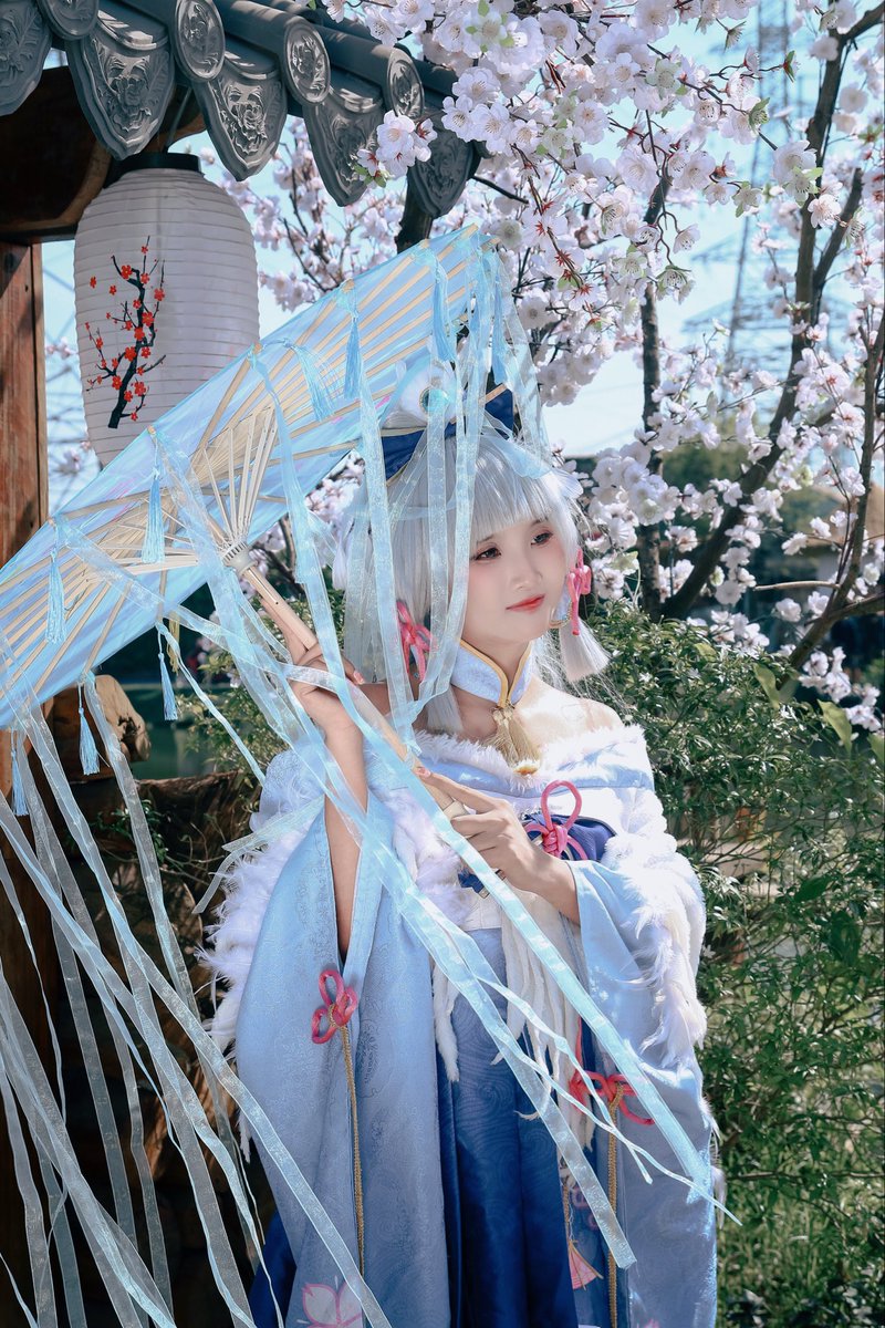 chukku_ismi's tweet photo. happy birthday my girl ❤️🎂 #cosplay #ayaka #genshinimpactㅤㅤㅤ https://t.co/nxIYWlHGlO