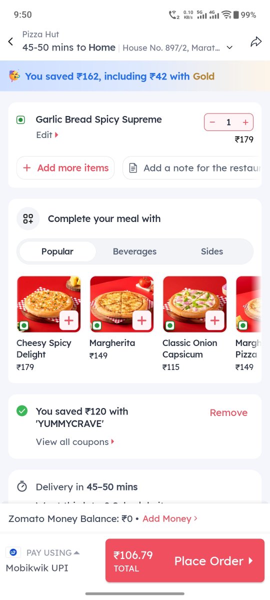 samal_anshuman's tweet photo. @SwiggyCares Here check the image. 
Same item in Zomato Rs.179 and after 120 discount final price is Rs.106

In Swiggy same item is Rs. 266 and after discount of 160 final price is Rs.169

So my question is why there is so much price difference. Stop making fool to customers. https://t.co/cDw2edJkeq