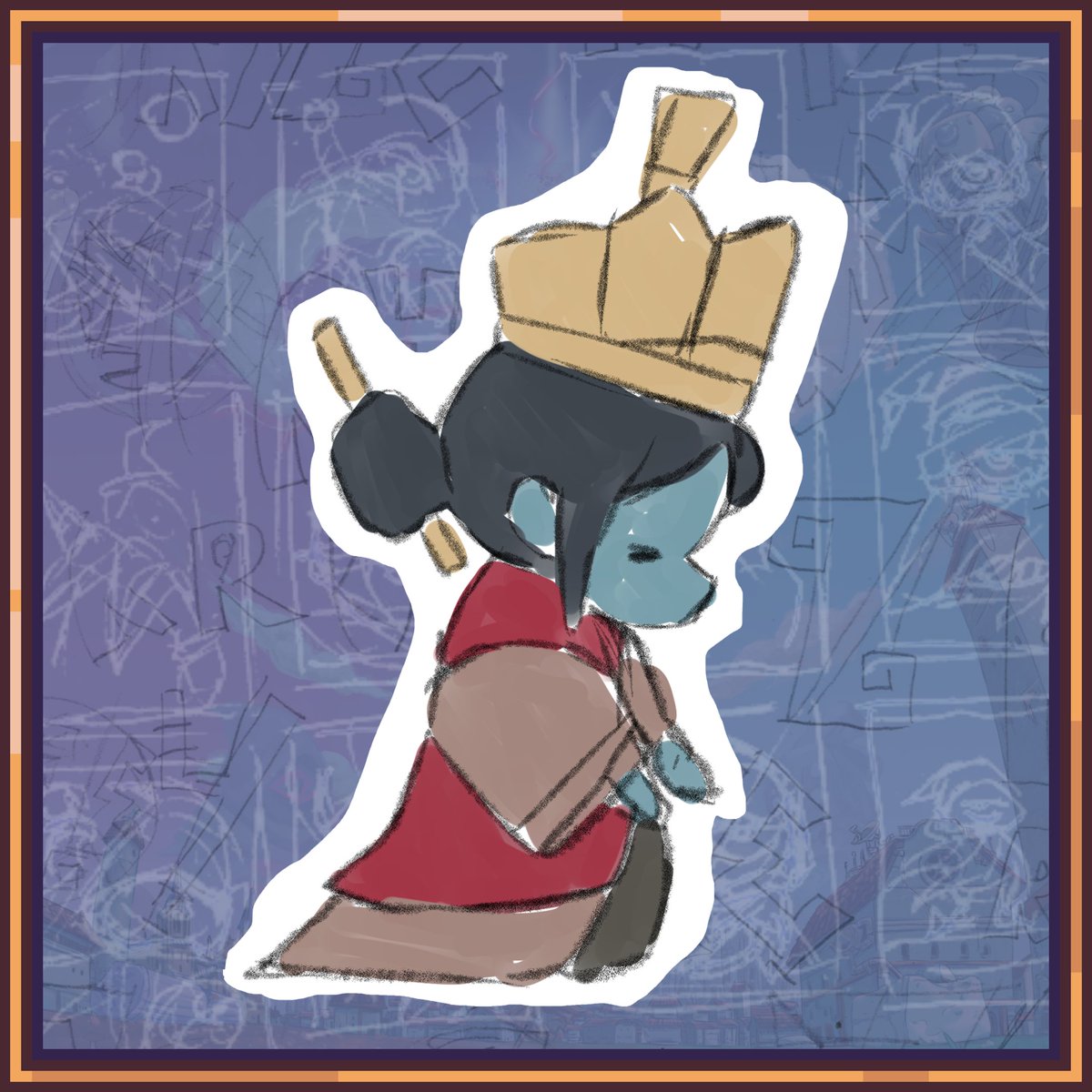 IdomiGames's tweet photo. This is the Deacon! They are one of the first NPCs one will encounter in Ryze.  
Why are there two versions, you ask?   
Well... join the playtest on Steam and find out for yourself!  

#pixelart #pixels #gameart #indiegame #conceptart https://t.co/W9wAHHtruX