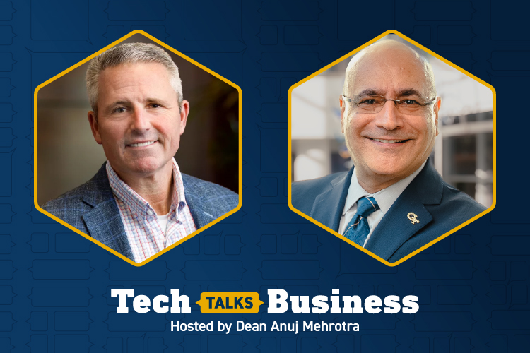 TechSqATL's tweet photo. Tech Talks Business is this Thursday. 🎤

This session, you'll hear from Jim Hannan, President and Chief Operating Officer of Koch. Jim will discuss his leadership journey, transformational change, innovation, and long-term value creation. 

Hosted by @gatechscheller and Dean Anuj Mehrotra, Tech Talks Business is a  series of conversations with leaders and experts in business and technology. After the conversation, there will be a Q&A

📆Thursday, Oct. 1 from 5:30 - 7 PM
📍Scheller Tower

Learn more and register here: https://t.co/rQNmD0awV2