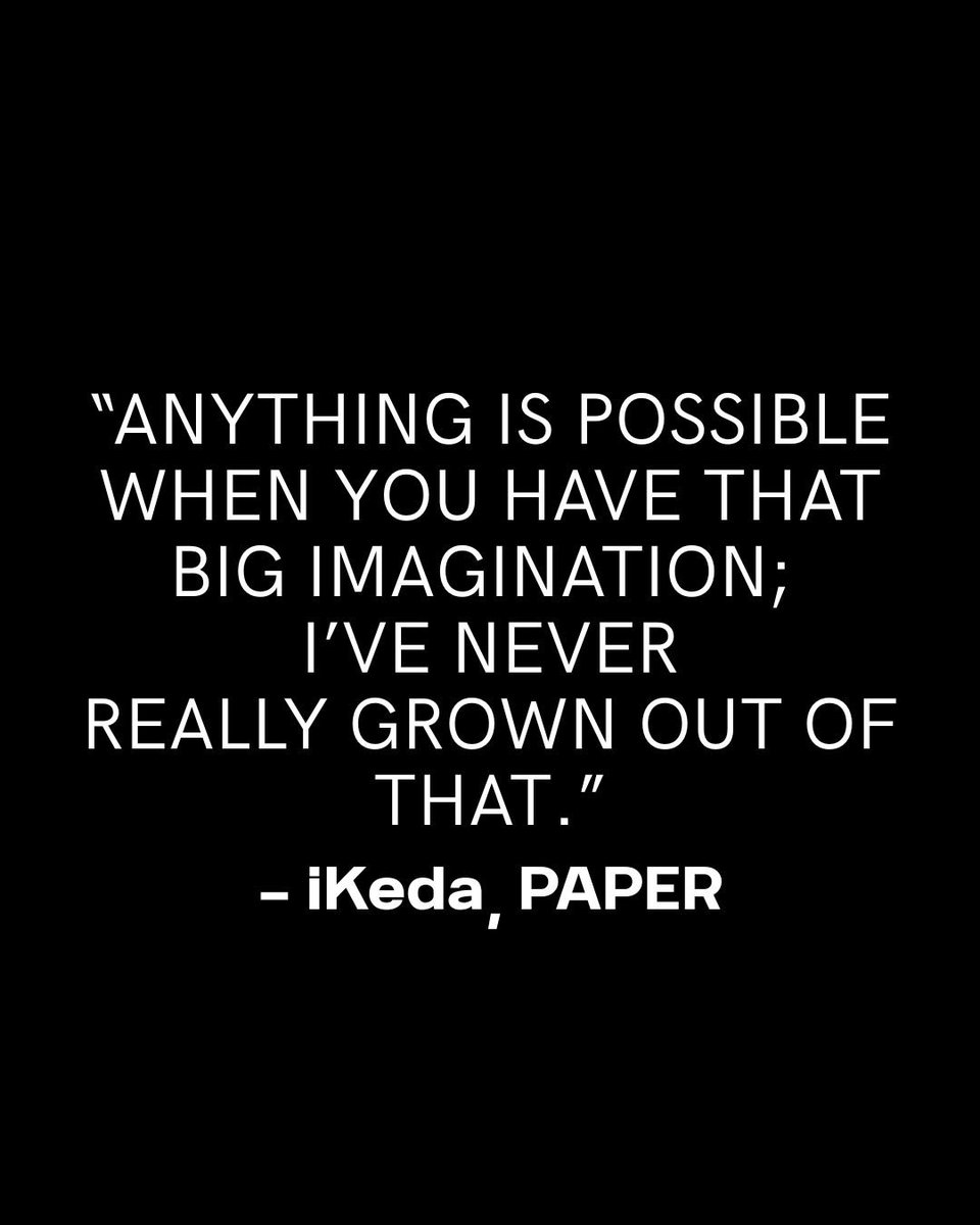 ikedahq's tweet photo. I’m here for iKeda’s imagination nationnnnnn💖⭐️

https://t.co/Z2e5j872iJ

#ikeda #papermagazine https://t.co/qovd1Vu4W5