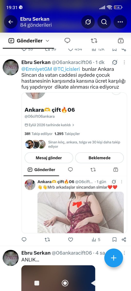 pasifsincan06's tweet photo. @06cift06ankara Hodri meydan hadi bakalım siz o oruspu çocuğununa söyleyin bizim o paylaşımını silsin bedelini sizde ödersiniz https://t.co/NWdOHwfIUi