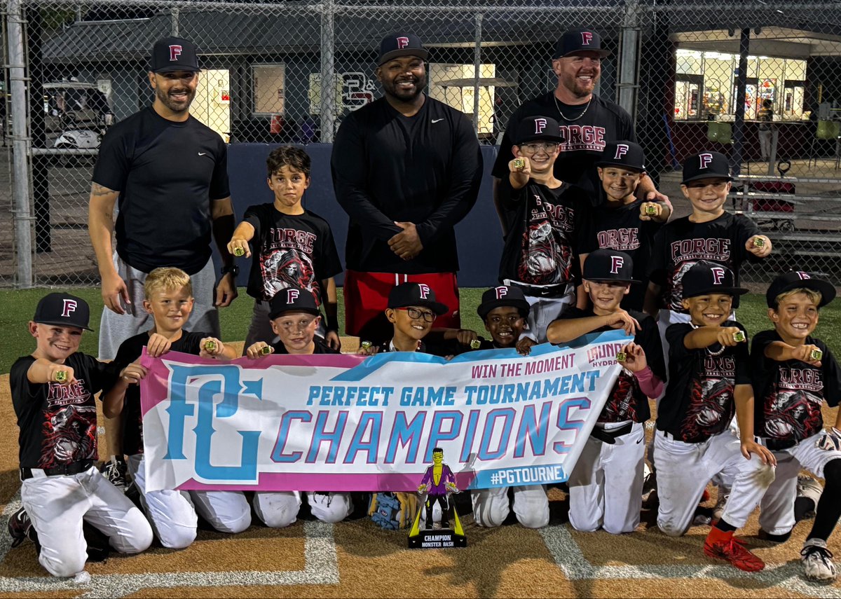 ForgeBaseballKS's tweet photo. 𝙁𝙊𝙍𝙂𝙀 𝙍𝙀𝘾𝘼𝙋 (9/25 - 9/27)

🏆 - Forge 9U Underwood | #MonsterBash Champions‼️

Great work from our other Forge Team’s making deep runs in their events!!

#BuiltByForge⚒️🔥 https://t.co/JQ3buoCVnH