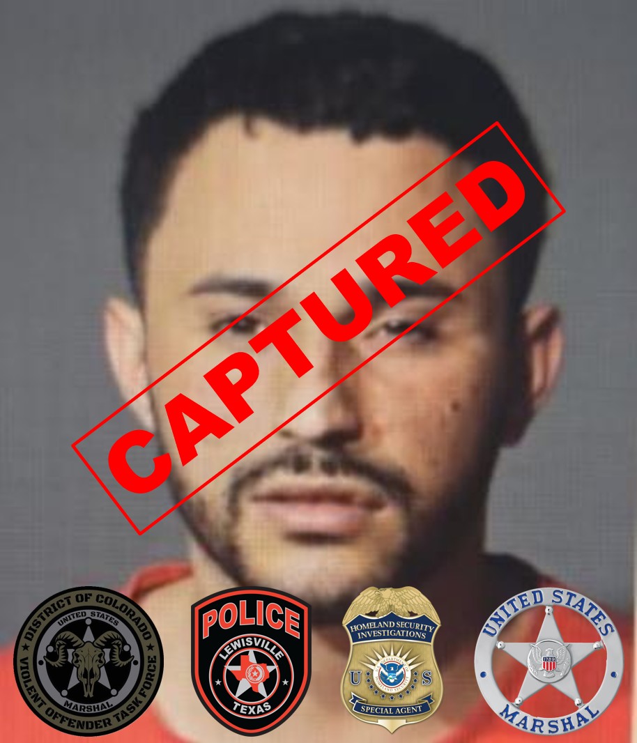 USMSDenver's tweet photo. 4 Texas Homicide Suspects Arrested by U.S. Marshals Fugitive Task Force in Northglenn

Last Monday, fugitive Gabriel OLIVO-OLIVO was arrested during a joint-tactical operation conducted by @CSP_News Special Operations and Response (SOAR) and members of the U.S. Marshals Colorado Violent Offender Task Force (COVOTF) Denver Metro team. OLIVO-OLIVO was wanted by @LewisvillePD for 1st Deg Murder in connection to a deadly Sept 11 shooting outside of Dallas. 

OLIVO-OLIVO and others fled Texas and were located in Northglenn by COVOTF Deputy U.S. Marshals (DUSMs) and Task Force Officers (TFOs) from @dcsheriff, @Colorado_DOC, @BldrCOSheriff, & @GoldenCOPS. The joint-arrest operation resulted in the safe apprehension of OLIVO-OLIVO in addition to 3 others who have now been charged in connection with the homicide.

Once all suspects were in custody and the residence was secure, members of the Homeland Security Task Force (HSTF) from @USMSDenver, @HSI_Dallas, @HSIDenver, & @FBIDenver executed a search warrant and located a semi-auto handgun and other evidentiary items connected to the murder. 

Gabriel OLIVO-OLIVO, Erian ESPINOZA-MARTINEZ, Carly GUERRERO-AGUERO, and a juvenile suspect have all been charged in connection to the homicide as well as a 5th suspect who was arrested in Texas. 

Read the full press release here: https://t.co/VPrMLqDspd