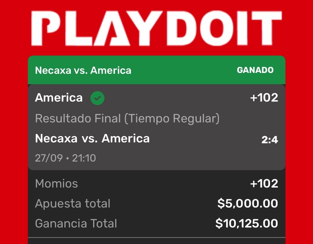 ElParientePicks's tweet photo. 💰✅🔥12-4 en nuestras últimas apuestas en el VIP 🔥✅💰

Mandamos América ML en el medio tiempo para cobrar en 45 min sin complicaciones 😮‍💨

Mi canal gratuito 📊👉🏼 https://t.co/Ox0gpiG9sN

#PlayDoIt #LigaMX #ClubAmérica #Necaxa #Futbol https://t.co/8EBsxCemCP