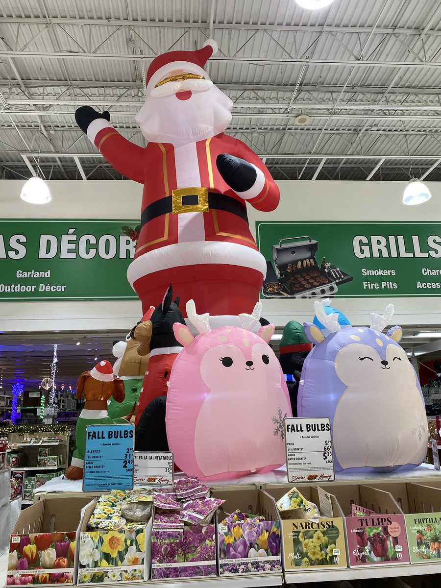 FrankBr05713205's tweet photo. Christmas is on full display at Menards and it’s not even October yet and of course the Halloween stuff is still there too. Is it just me or is it kind of bothersome to you too, that the stores put up Christmas so early? it just seems like greed to me. https://t.co/oLk73G14wC