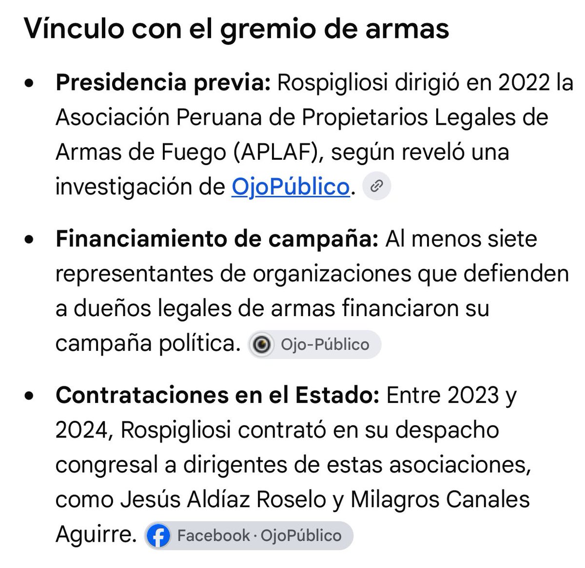 ElTruechitril's tweet photo. Fue presidente de la Asociación Peruana de Propietarios Legales de Armas de Fuego (APLAF). Ahora entienden por qué es un parto poder acceder a tener un arma legal en el Perú? https://t.co/yzuRFV0fIR