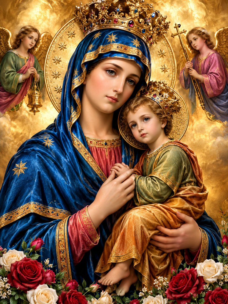PptuoS's tweet photo. Que Nuestra Señora del Perpetuo Socorro nos cubra con su manto de amor en este día, nos llene de paz el corazón y nos guíe con su luz en cada paso que demos. ¡Bendecido día para toda nuestra comunidad! https://t.co/WFtjPseut1