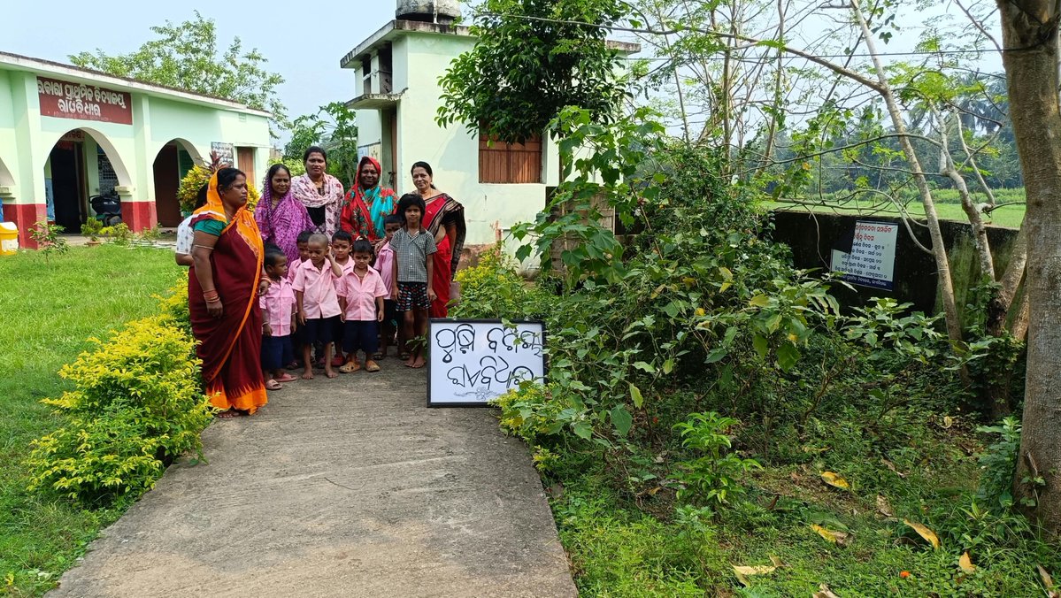IcdsOffice's tweet photo. "Aangan ka Utsav"programme celebrated in different AWC's of brahmagiri ICDS project, Puri on 28.09.2026 https://t.co/cEAUFXcp5E