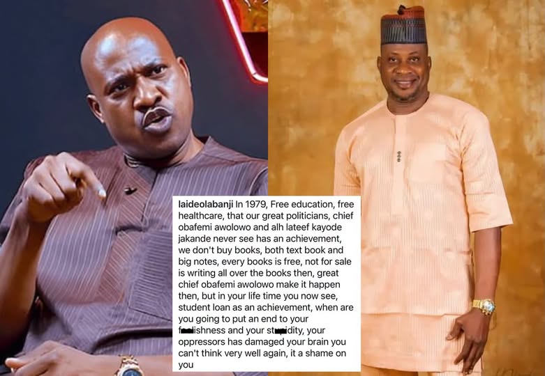 yabaleftonline's tweet photo. "Awolowo and Jakande gave us free education and healthcare and didn't see it as an achievement, but you see student loans as an achievement" - Actor Laide Olabanji speaks out. https://t.co/AYJXQzZdCA