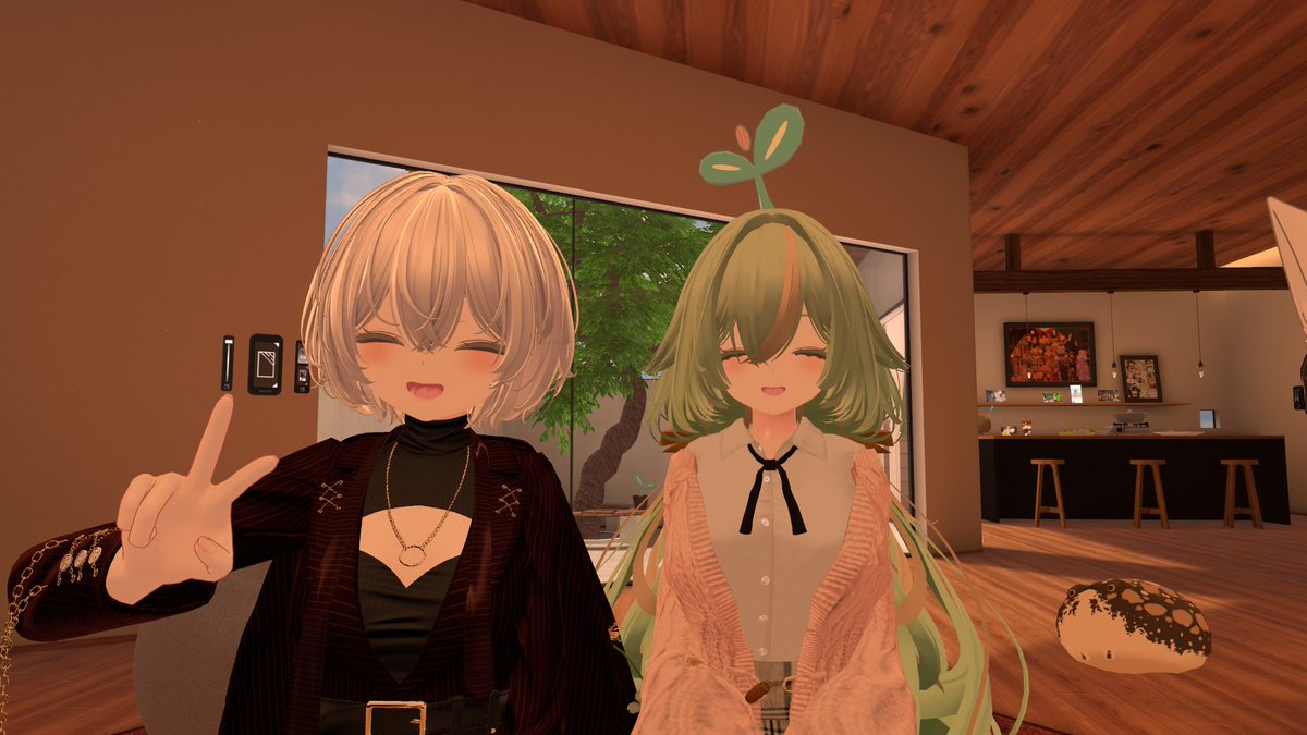 maichan_vrc's tweet photo. ルルネちゃん記念ツーショ+本日のイケメン https://t.co/p53erbj66q
