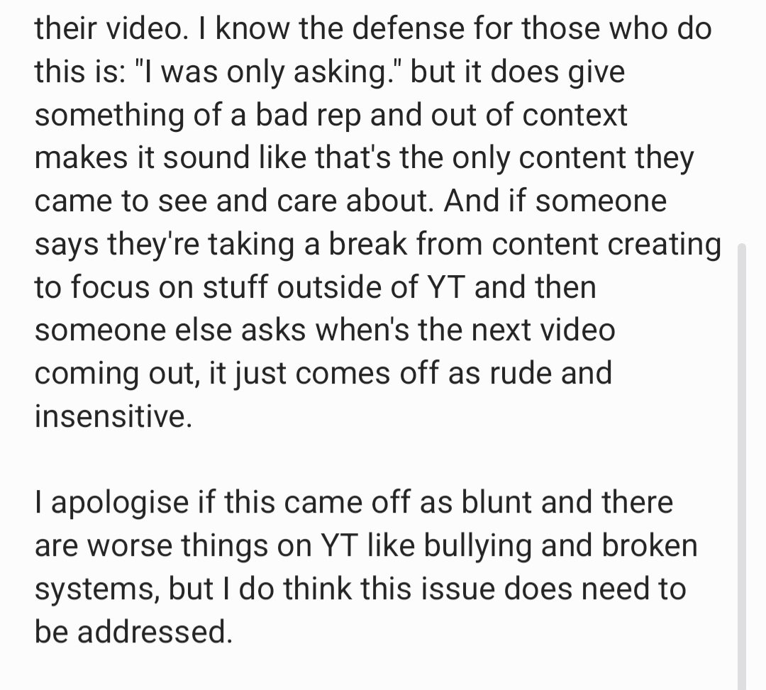 DomtheHunslet's tweet photo. I apologise if this comes off as blunt, but it's an issue that's being on my mind for quite some time that I just had to get it off my chest. https://t.co/zdznBnEr3H