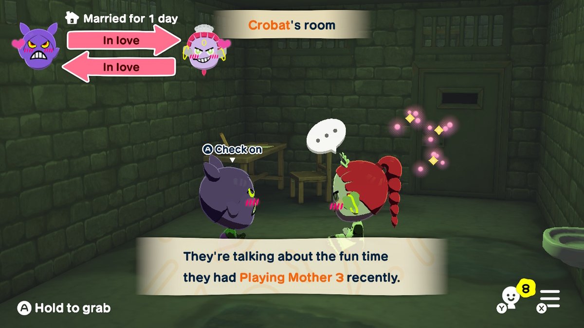 Hypno782737's tweet photo. I deleted the video by accident because I'm a dumbass, but Crobat and Hoopa are married now... Yay https://t.co/HCDrzEdS5S