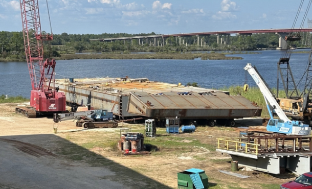 AmericanTankinc's tweet photo. Months of hard work, one incredible team, and a major milestone reached. Our 60' × 150' × 10' barge is officially coming together!

This 150 ft. barge is a big accomplishment for our Lucedale and Moss Point crews. #barge #teamwork #safety #engineering #energy #energystorage https://t.co/DNsxJcXyTY