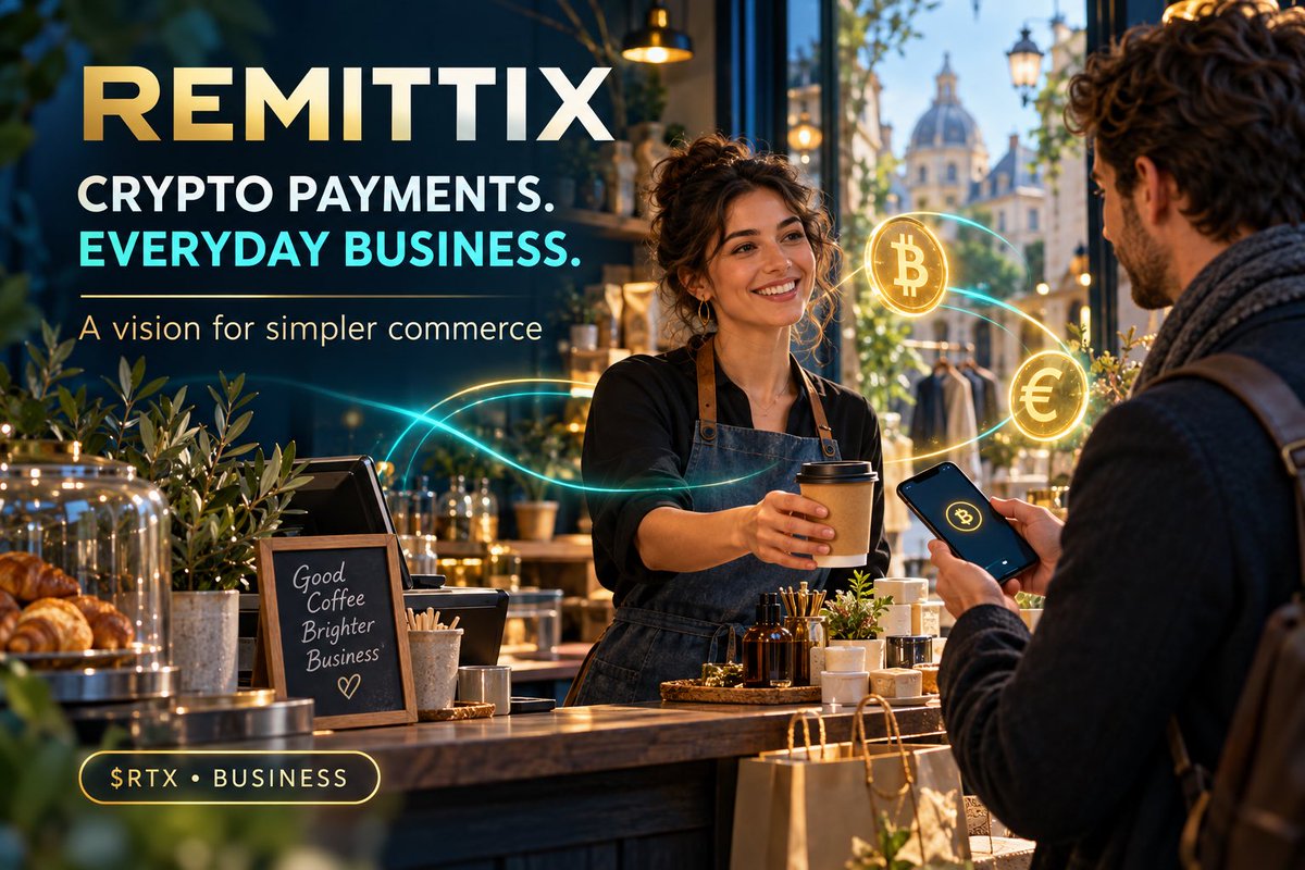 LaurentBalat's tweet photo. For a small business, crypto payments become useful when they can help pay real bills. 🛍️

Remittix’s vision: customers pay in crypto, businesses receive fiat in their bank accounts.

Would you offer this option to your customers?

@remittix $RTX #PayFi https://t.co/HmaN970zY9