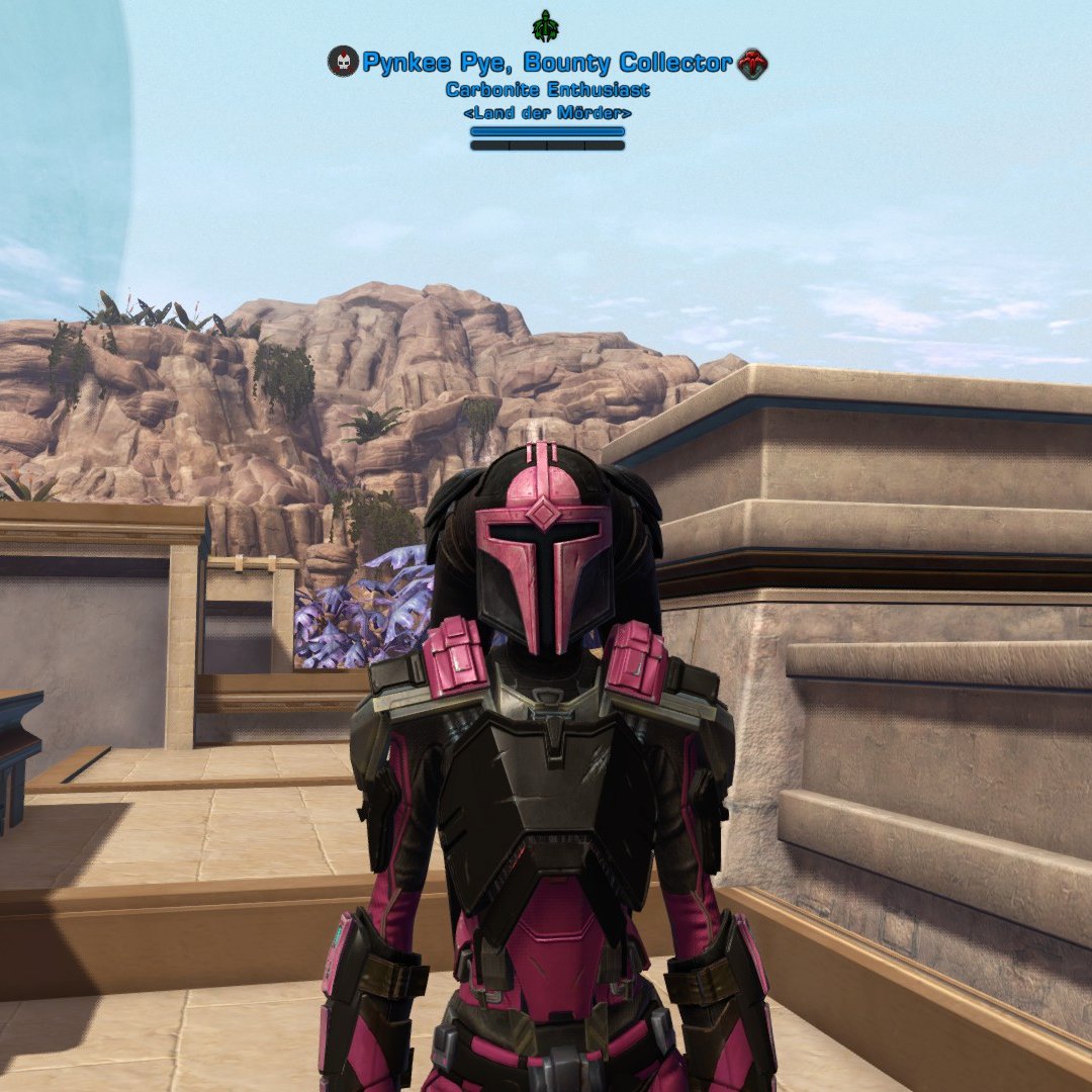 mordorgeist's tweet photo. Well with 133 #SWTOR Characters across all six servers, I had to narrow it down to two. I went to Reddit, IG, here on X and tabulated which outfits I have shared that got the most attention. Of course it was two of my Bounty Hunters, Dreadthorne and Pynkee Pye. Email sent today! https://t.co/Nf2xYuctPy