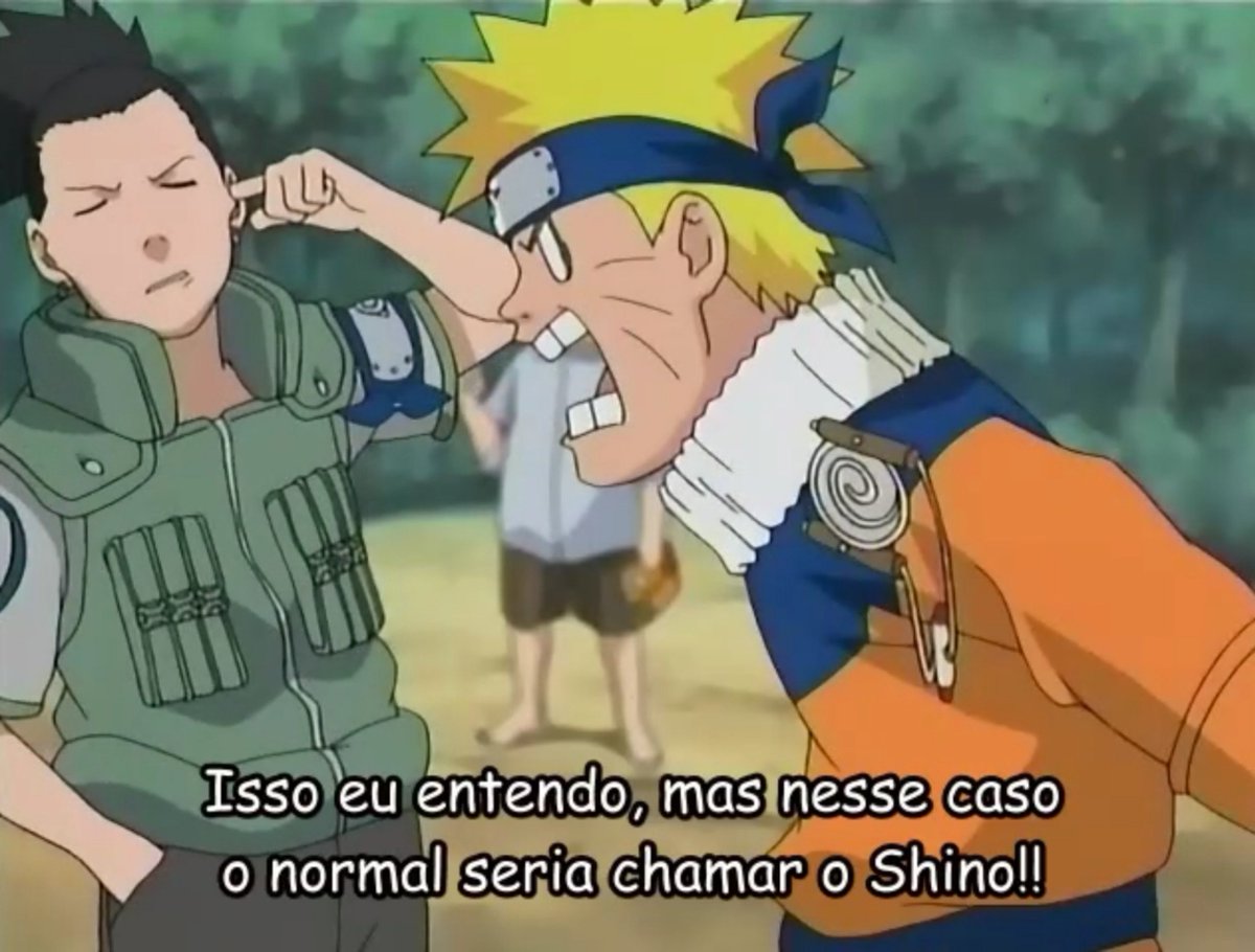SkStatic_'s tweet photo. adoro como a reação inicial do Naruto ao ver os integrantes do time pra resgatar o gatinho manhoso dele é "cadê o Shino?" https://t.co/uHK2iatPh7