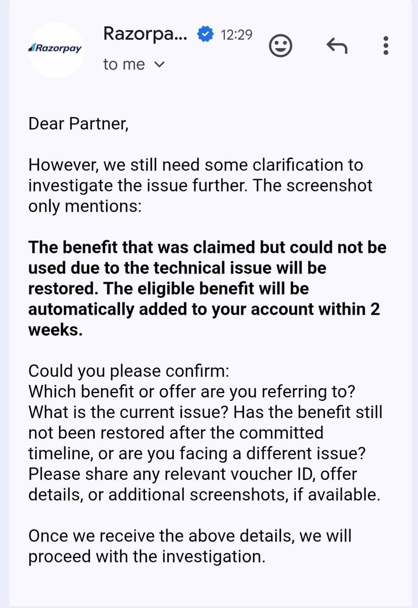 vikasya42227583's tweet photo. @Razorpay what type of scam is going on here?

I’ve already explained the issue multiple times, yet every time someone from your team says it’ll be resolved, another person contacts me asking what
happened.@Visa https://t.co/j0cIqn4zgZ
