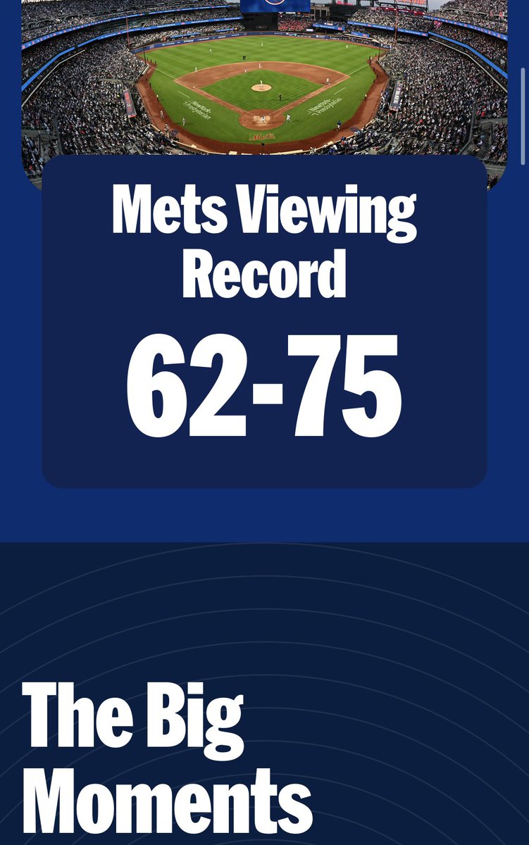 TorrensIsKing's tweet photo. My streaming stats from this year, not including yesterday’s game (hasn’t updated), any braves games (out of market), and national broadcast games. I believe I watched 160 this year.
Bad year for the Mets, but plenty of passion. Looking forward to next season. #BengeforROY https://t.co/w4CGRw6251