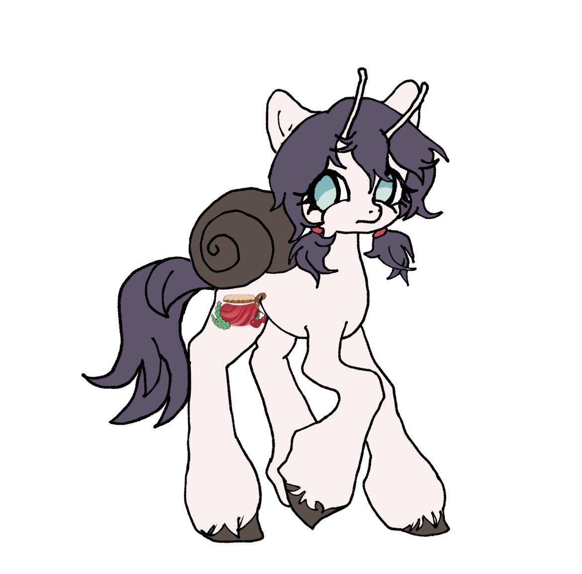 centaurswaow's tweet photo. Jkkk made snail my little pony oc isn’t she adorable >.< her name is sticky sweet and she’s a jam maker 

New main oc : D https://t.co/8LvGy4cqhl