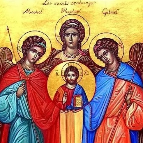 1osCristianos's tweet photo. San Miguel, San Gabriel y San Rafael Arcángeles – 29 septiembre

Hoy se celebra de manera conjunta la fiesta de estos tres arcángeles. De los tres se hace mención en la Sagrada Escritura y a los tres venera la Iglesia siguiendo la antigua tradición.

https://t.co/Hunkk45D1f https://t.co/FSW433KVt8
