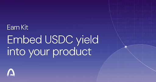 arc's tweet photo. Offer your users onchain USDC earn experiences without writing smart contract code.

Start building with Earn Kit: https://t.co/zSSIsgNPeZ https://t.co/TufiyDYwkW