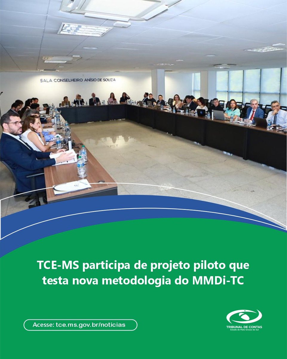 tcemsoficial's tweet photo. TCE-MS participa de projeto piloto que testa nova metodologia do MMDi-TC

🤳🏻 Leia a matéria na íntegra no site do TCE-MS 

https://t.co/SEUc6QgC61

🌐 Acompanhe nossas redes sociais https://t.co/tOIdYYTCDE