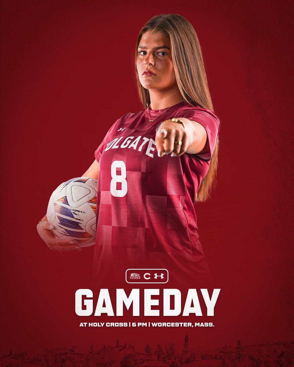 ColgateWSOC's tweet photo. Gameday in Worcester!

📺‣ https://t.co/OFT5QhBo4L 
📊‣ https://t.co/gnnq28QPjI 

#GoGate https://t.co/N3ZziMfFqt