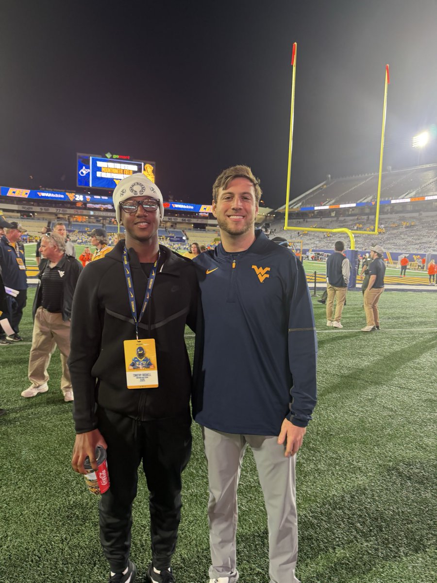 TimothyRoshell's tweet photo. What an experience in Morgantown! Loved the game day atmosphere and appreciate the hospitality from @WVUfootball!!
@rhett_rod @coachpatwhite @ScottKean12 @Ian_Salkil @BankstonNic @ChuckLillie @benfkerr @ChanceTrickett @TArlesic12 @MountainManWvu @WVSportsNow 
@CoachBooSmith https://t.co/W5kwtWn5oh