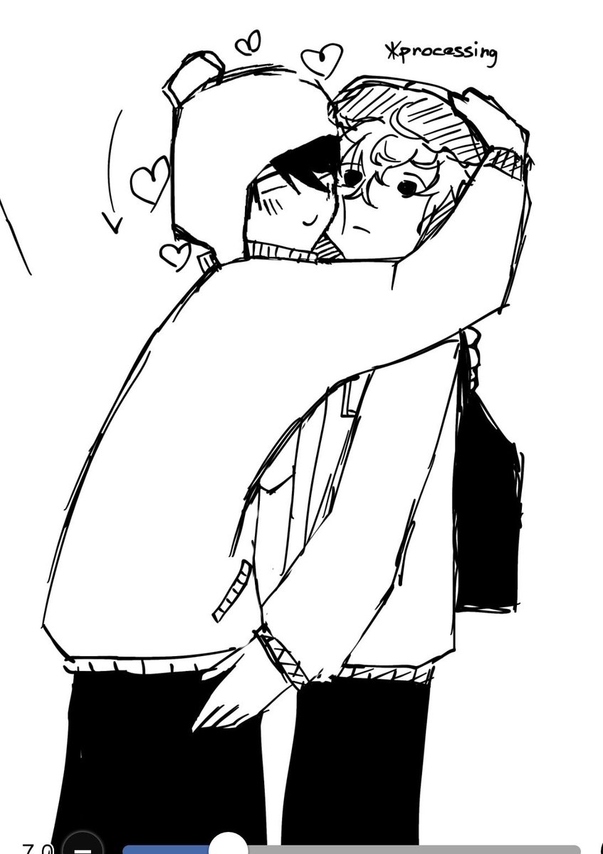 keiulf's tweet photo. craig is very affectionate and sometimes clingy meanwhile kyle has hard time processing stuff and is embarrassed to show any type of affection
doodles n headcanons before i go study… smh
#spcryle #cryle https://t.co/rVK7PzXzMo