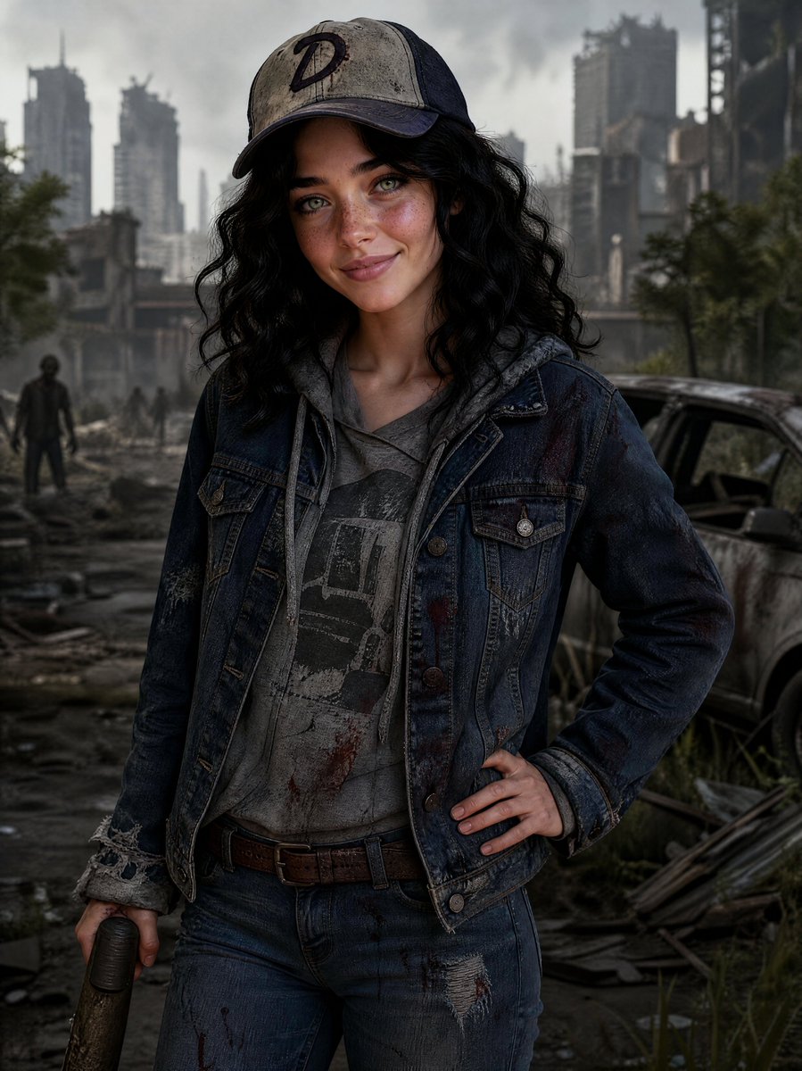 Clementainex's tweet photo. Keep moving forward, even in the darkness. 🏚️
Still smiling after everything.
A little bit of blood, a whole lot of grit.
Clementine.
Still. Not. Bitten.
This is who I am.
Ready to protect what matters.
Keep walking, keep surviving. https://t.co/XKRftsCInR