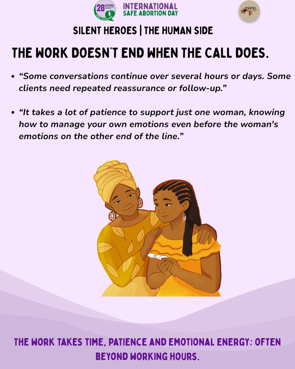 themamanetwork's tweet photo. Behind every call, referral, conversation and act of support is a person giving their time, care and emotional energy.
Today, we look beyond the work to the people behind it; and the parts of their work that often go unseen.
#SilentHeroes #SolidarityInAction #September28 https://t.co/TsI9vHceug