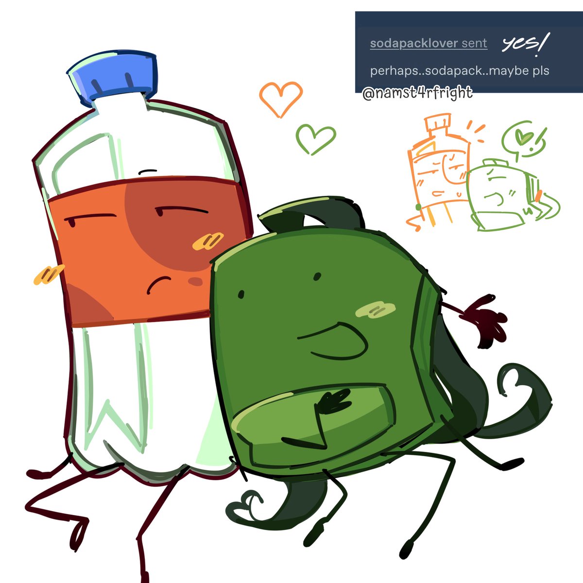 xdnamplayzyt's tweet photo. 🥤x🎒:: the sodapack deserves to be shared too since this is quite rare! #hfjone hahahi sodapackers https://t.co/TXcSEOAqxi
