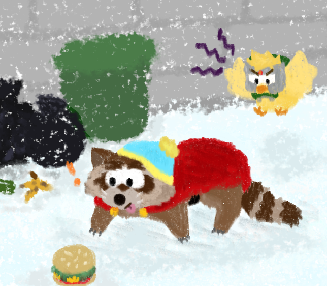 dragoocat's tweet photo. You fell in his trap, Raccoon, run ! #southpark #art
Not gonna use his real name cuz I learned it was a slur... https://t.co/byeffYj1hQ