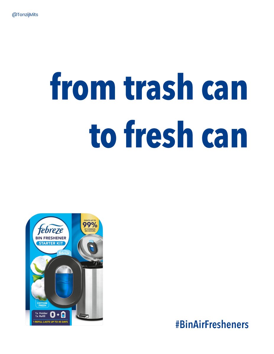 TenzijMits's tweet photo. @OneMinuteBriefs  #BinAirFresheners Another one more... https://t.co/z56HjuYhm8