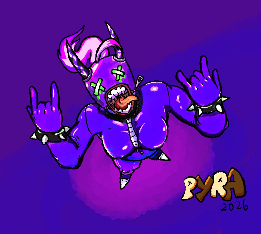 pyrapantsus's tweet photo. Decided to doodle a latex devil for perspective practice. https://t.co/cekV72bDm0