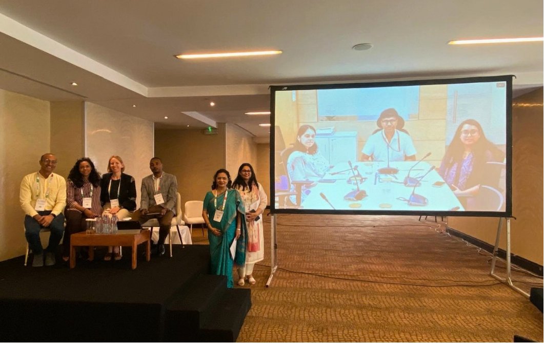 NITIAayog's tweet photo. Prof. (Dr.) M. Srinivas, Member (Health), NITI Aayog, virtually addressed the Micronutrient Forum Global Conference 2026, being held in Accra, Ghana, from 28 September to 1 October 2026, under the theme “Nutrition at the Frontiers of a Changing Environment.” Dr. Neha Bakshi, Consultant, NITI Aayog, represented NITI Aayog in person.

Speaking on “From Knowledge to Action: Advancing Nutrition through South-South Collaboration,” Prof. Srinivas highlighted India’s policy and programme experience in addressing micronutrient deficiencies, including iodine deficiency and anaemia, and emphasised the need to translate evidence into sustainable and scalable impact.

He also underscored the importance of South-South collaboration in sharing knowledge, country-specific experiences and best practices to strengthen the nutritional status of people globally.

#MNF2026 #Nutrition #Micronutrients 

@PMOIndia | @narendramodi | @Rao_InderjitS | @MIB_India | @PIB_India | @DDNewslive | @ashoklahiribjp