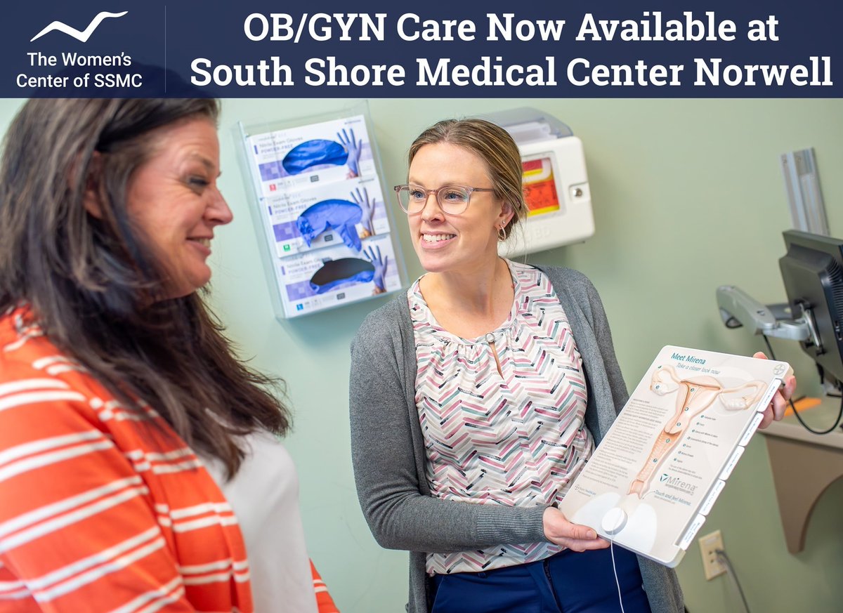 southshorehosp's tweet photo. We’re excited to share that comprehensive obstetric and gynecologic (OB/GYN) care is now available at South Shore Medical Center Norwell!
 
Learn more about this expansion of care: https://t.co/dxBfwCMHGu https://t.co/YVt8CbzquO