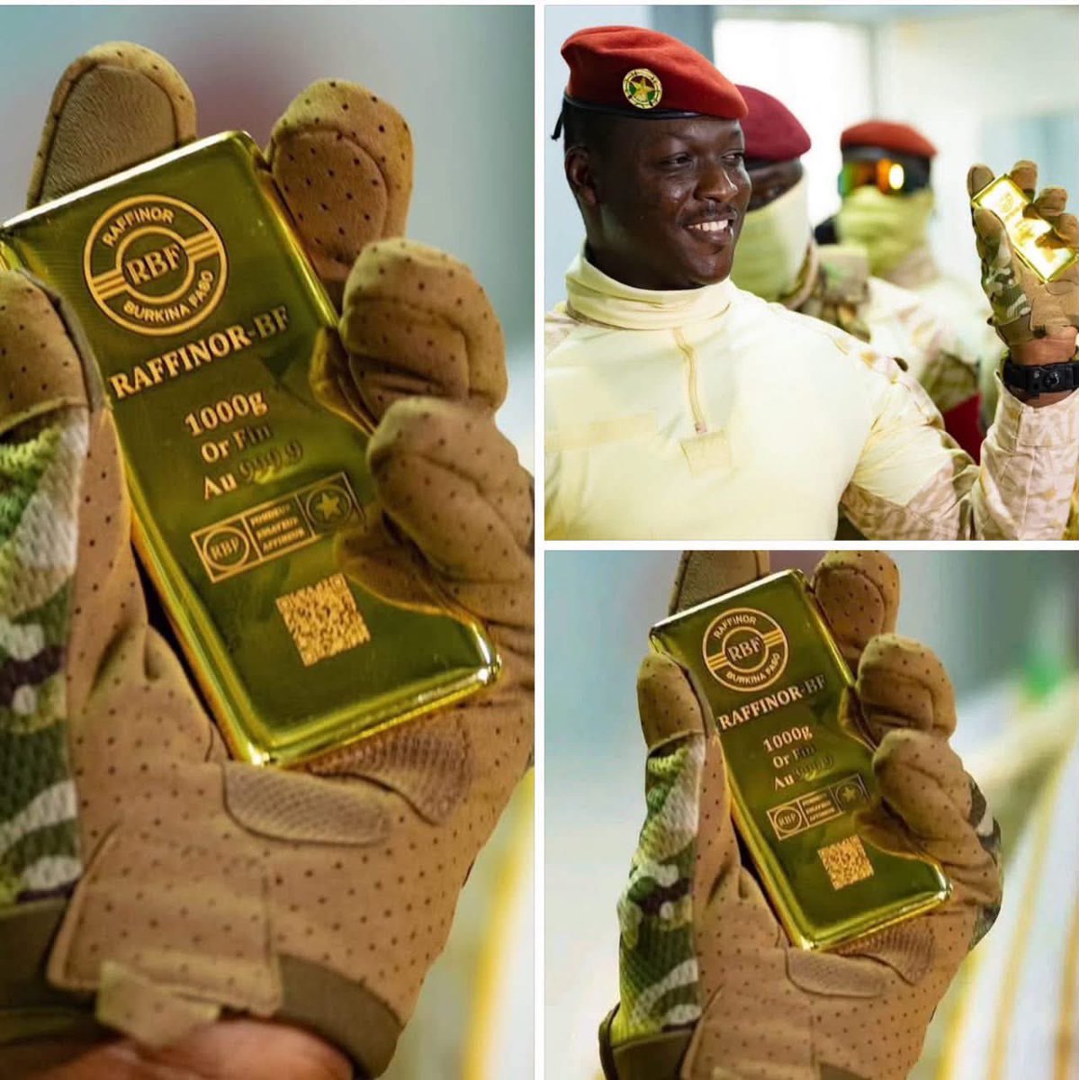 LayeSeckSeckFCB's tweet photo. ‼️ Le Burkina 🇧🇫 inaugure sa première raffinerie d’or sur fonds propres , 100% Made in BF https://t.co/o47fUVWbLD