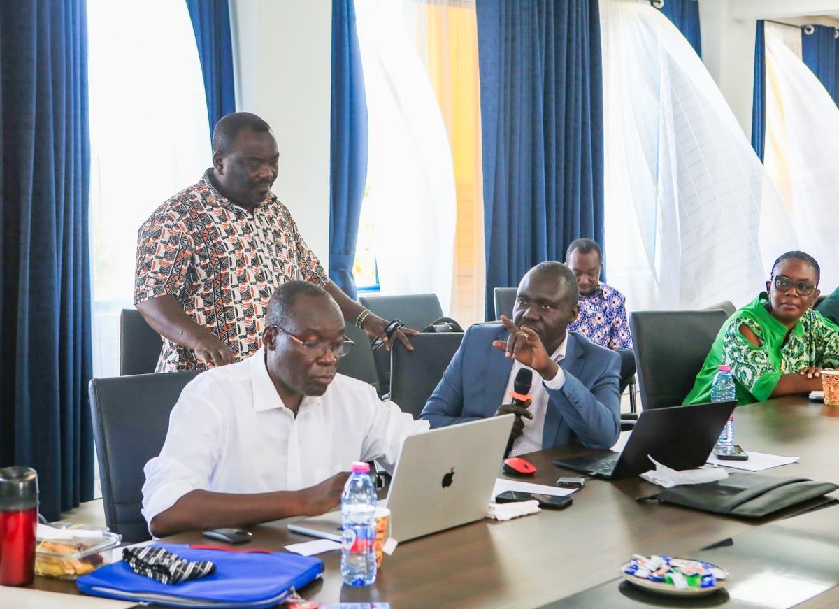 TAGDev_UCC's tweet photo. RUFORUM senior leadership visited UCC (24–26 Sept 2026) to assess progress in institutionalising #TAGDev2.0. Led by Prof. Patrick Okori and Prof. Anthony Egeru, discussions focused on delivery, embedding in policies/budgets, impact on youth &amp; communities, scaling innovation. https://t.co/U9A25T8qAt